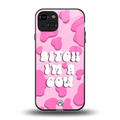bitch i'm a cow back phone cover | glass case for iphone 15