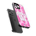 bitch i'm a cow back phone cover | glass case for iphone 15 pro
