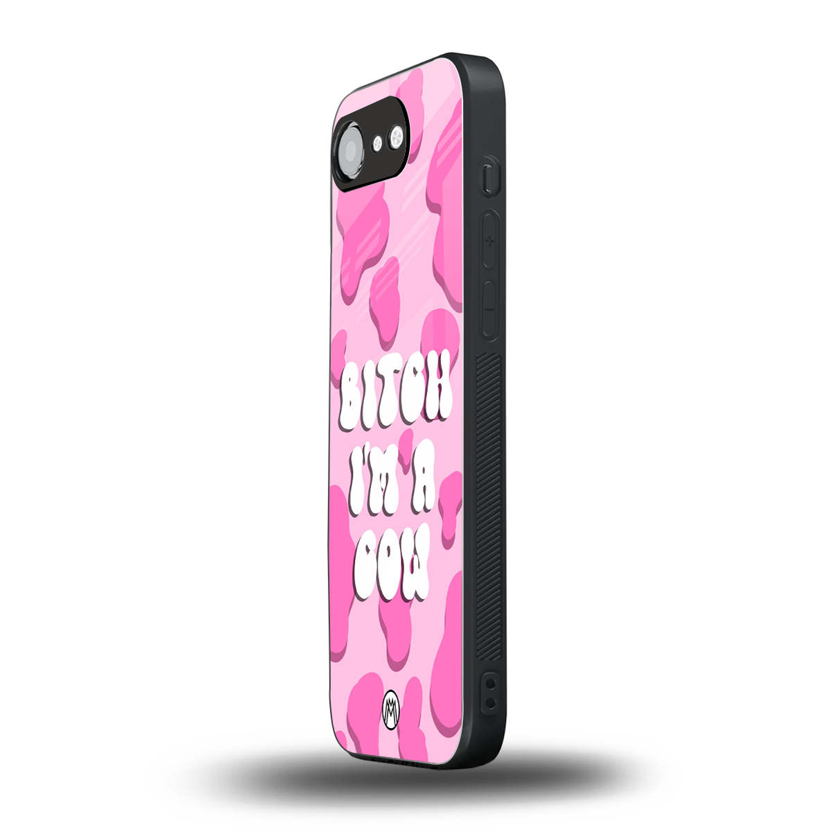 bitch i'm a cow back phone cover | glass case for iphone 16e