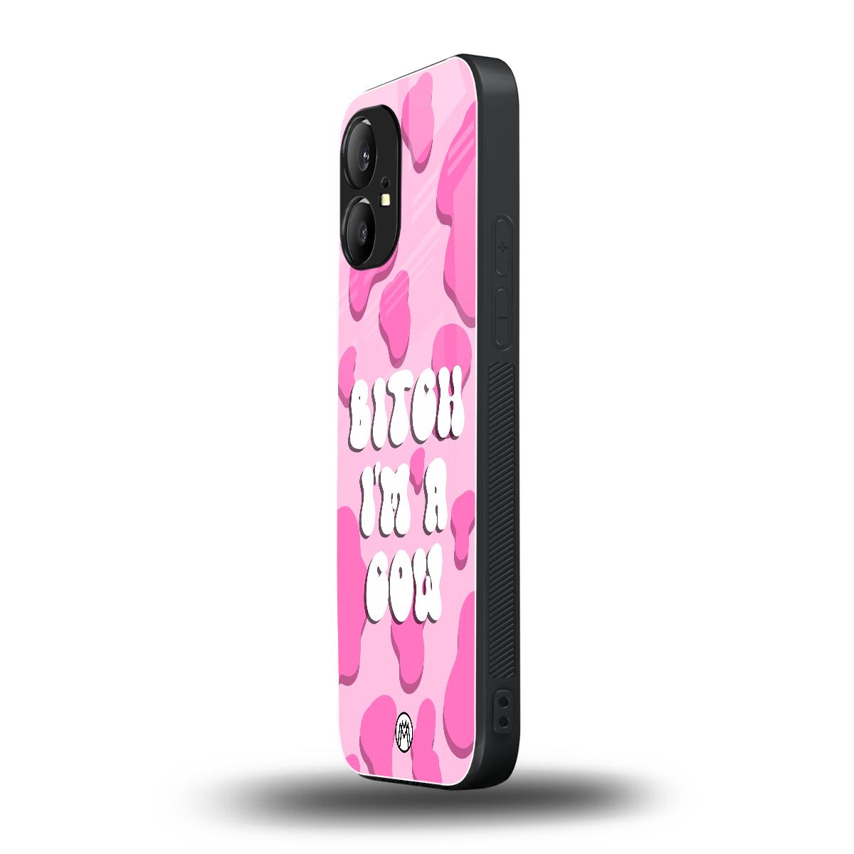 bitch i'm a cow back phone cover | glass case for nothing phone 1