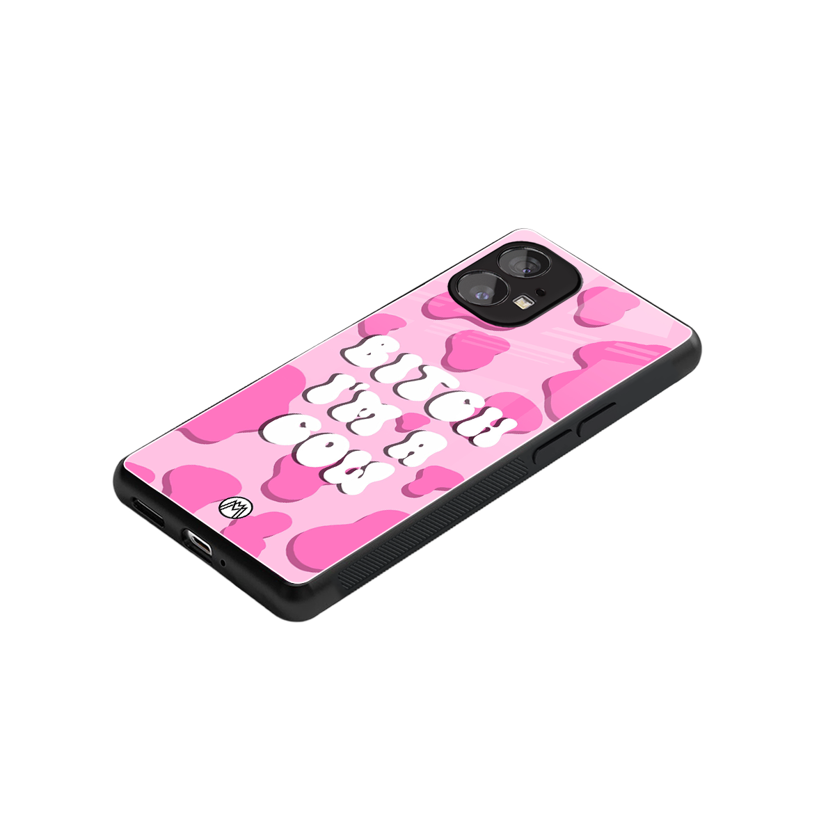 bitch i'm a cow back phone cover | glass case for nothing phone 1