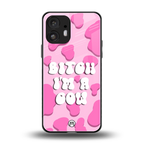 bitch i'm a cow back phone cover | glass case for nothing phone 2