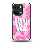 bitch i'm a cow back phone cover | glass case for oneplus nord 3