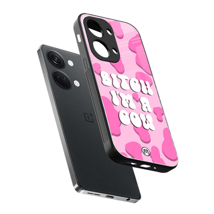 bitch i'm a cow back phone cover | glass case for oneplus nord 3