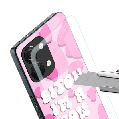 bitch i'm a cow back phone cover | glass case for oneplus nord 3