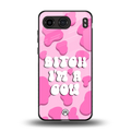 bitch i'm a cow back phone cover | glass case for oneplus nord 4