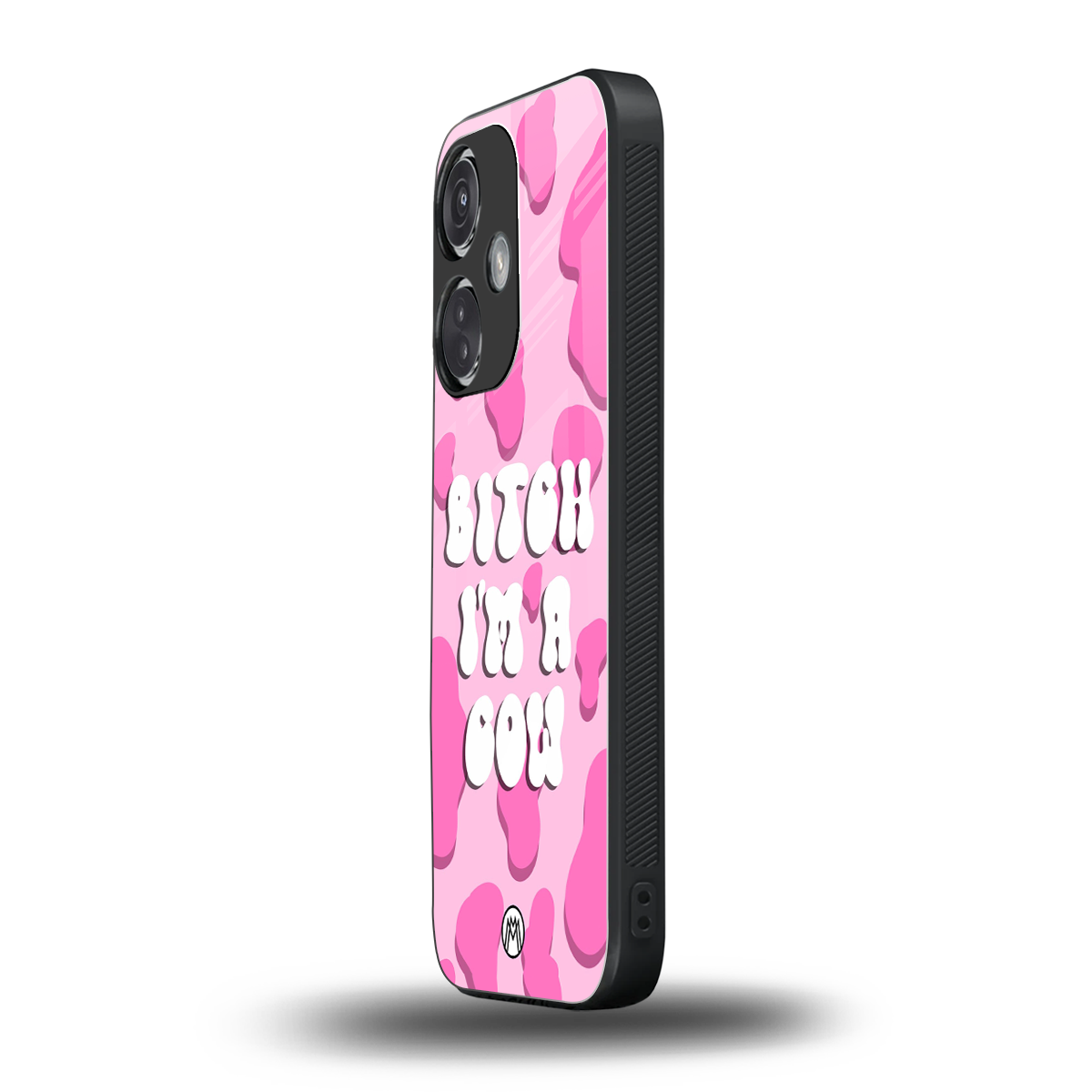 bitch i'm a cow back phone cover | glass case for oneplus nord ce 3