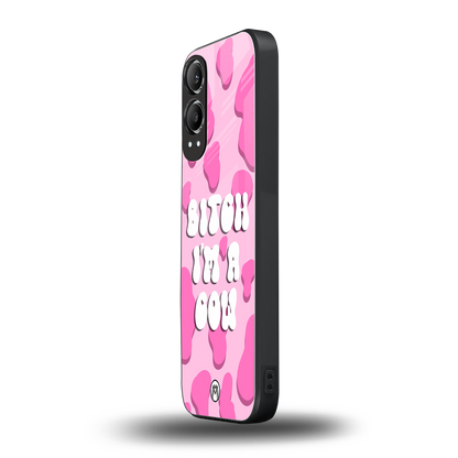 bitch i'm a cow back phone cover | glass case for oneplus nord ce 4 lite