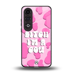 bitch i'm a cow back phone cover | glass case for oneplus nord ce 4