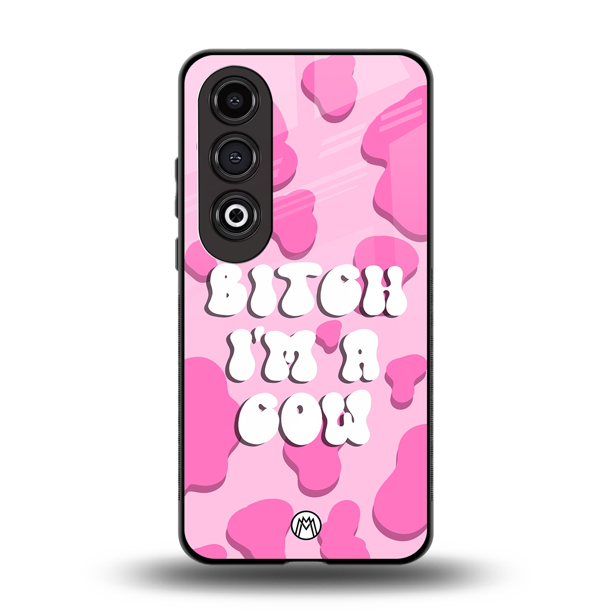 bitch i'm a cow back phone cover | glass case for oneplus nord ce 4