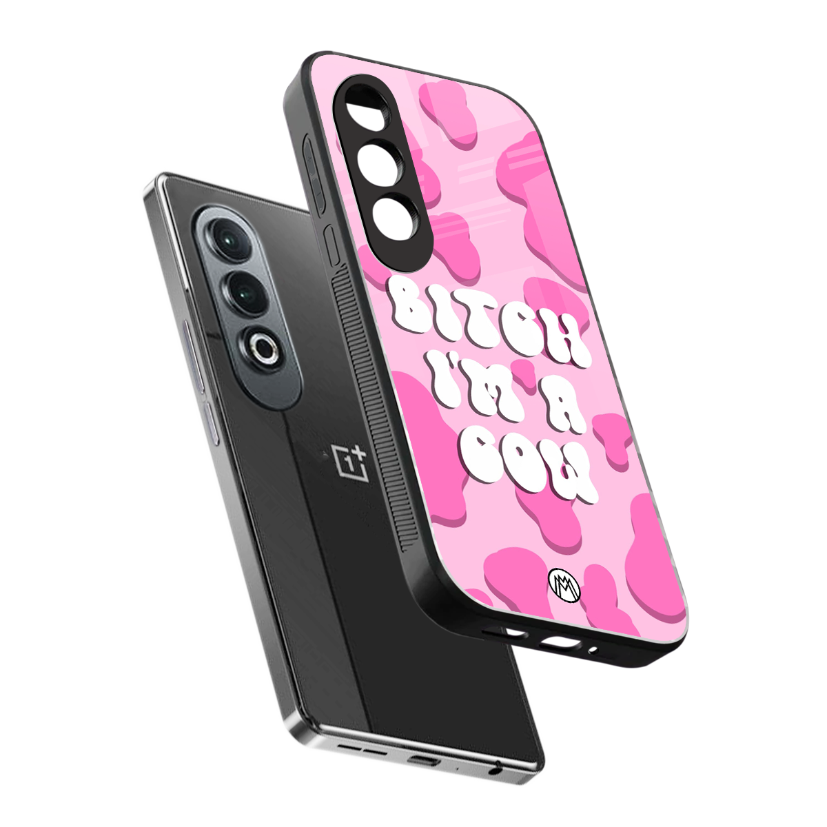 bitch i'm a cow back phone cover | glass case for oneplus nord ce 4