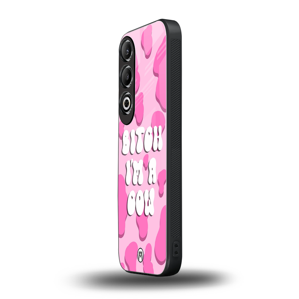 bitch i'm a cow back phone cover | glass case for oneplus nord ce 4