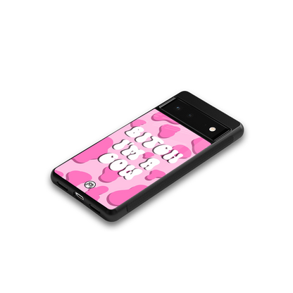 bitch i'm a cow back phone cover | glass case for Google Pixel 6A
