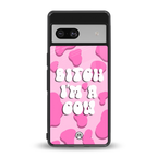 bitch i'm a cow back phone cover | glass case for Google Pixel 7