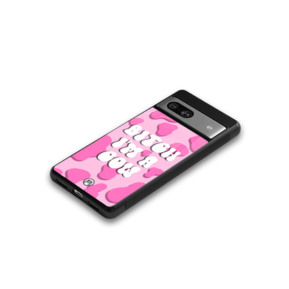 bitch i'm a cow back phone cover | glass case for Google Pixel 7
