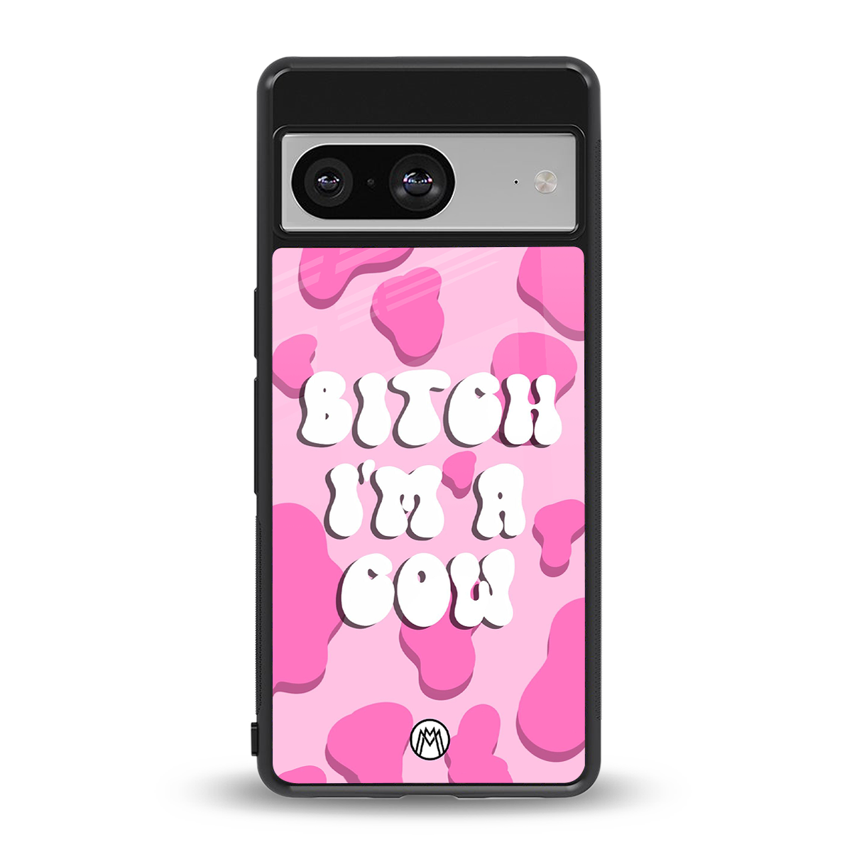 bitch i'm a cow back phone cover | glass case for Google Pixel 8