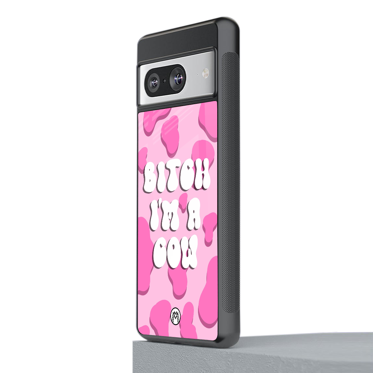 bitch i'm a cow back phone cover | glass case for Google Pixel 8