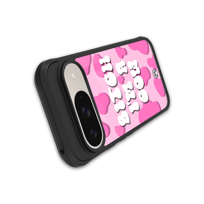 bitch i'm a cow back phone cover | glass case for google pixel 9