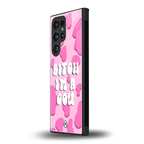 bitch i'm a cow back phone cover | glass case for samsung galaxy s23 ultra