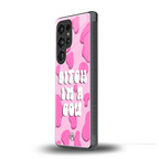 bitch i'm a cow back phone cover | glass case for samsung galaxy s25 ultra