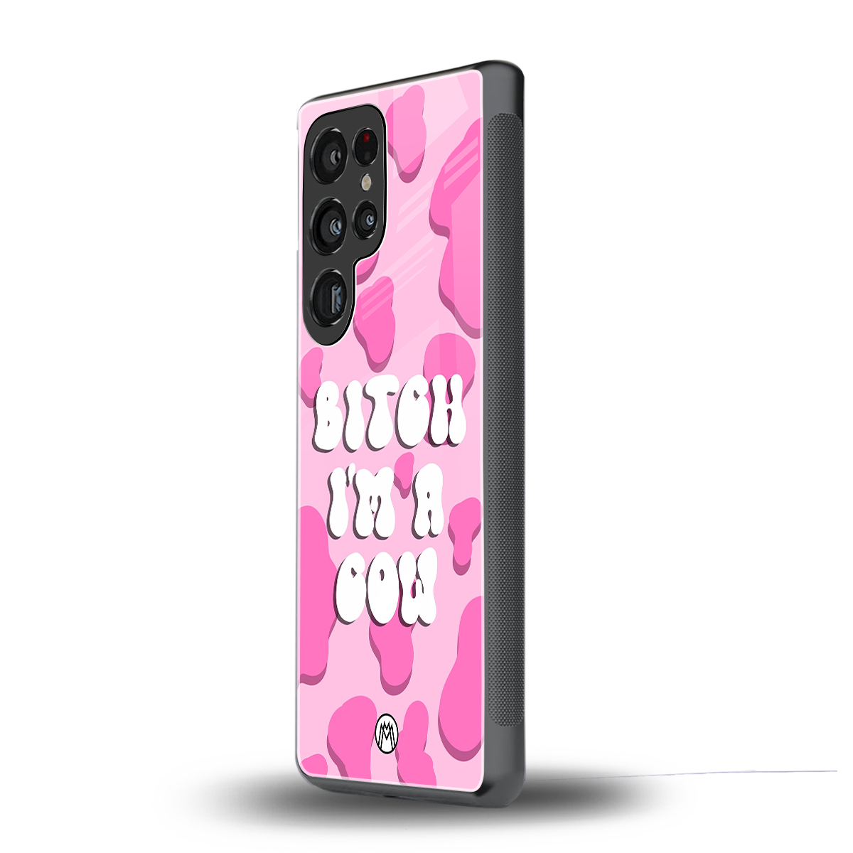 bitch i'm a cow back phone cover | glass case for samsung galaxy s25 ultra