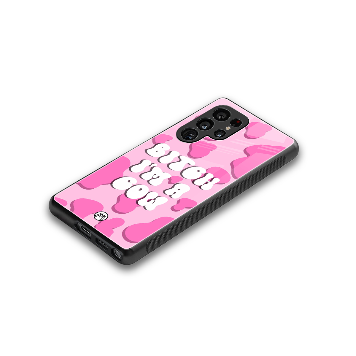 bitch i'm a cow back phone cover | glass case for samsung galaxy s25 ultra