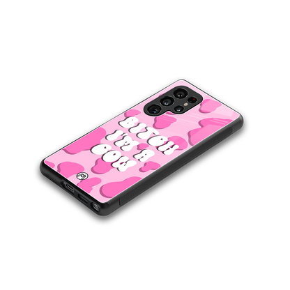 bitch i'm a cow back phone cover | glass case for samsung galaxy s25 ultra