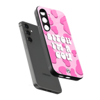 bitch i'm a cow back phone cover | glass case for samsung galaxy s25 plus