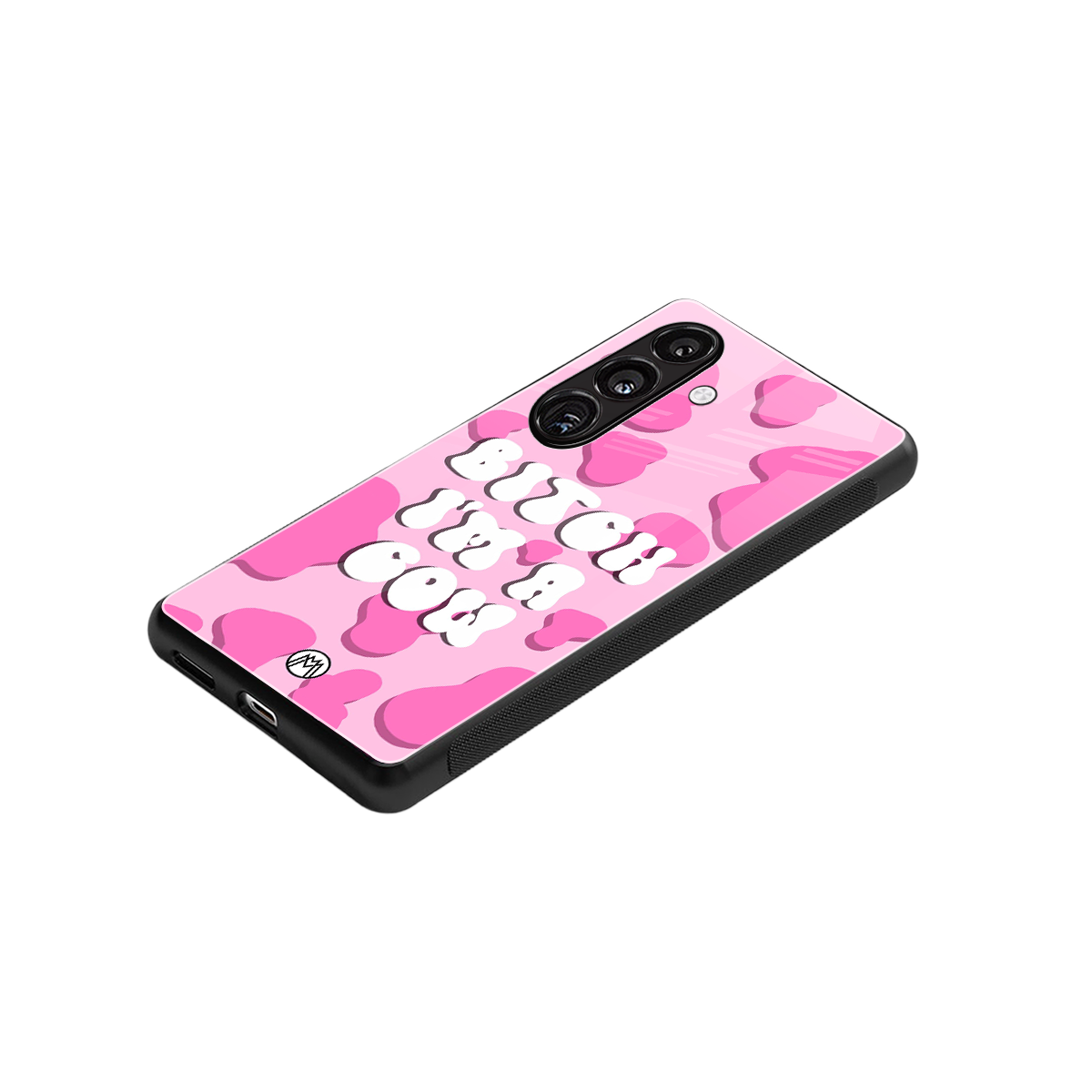 bitch i'm a cow back phone cover | glass case for samsung galaxy s24