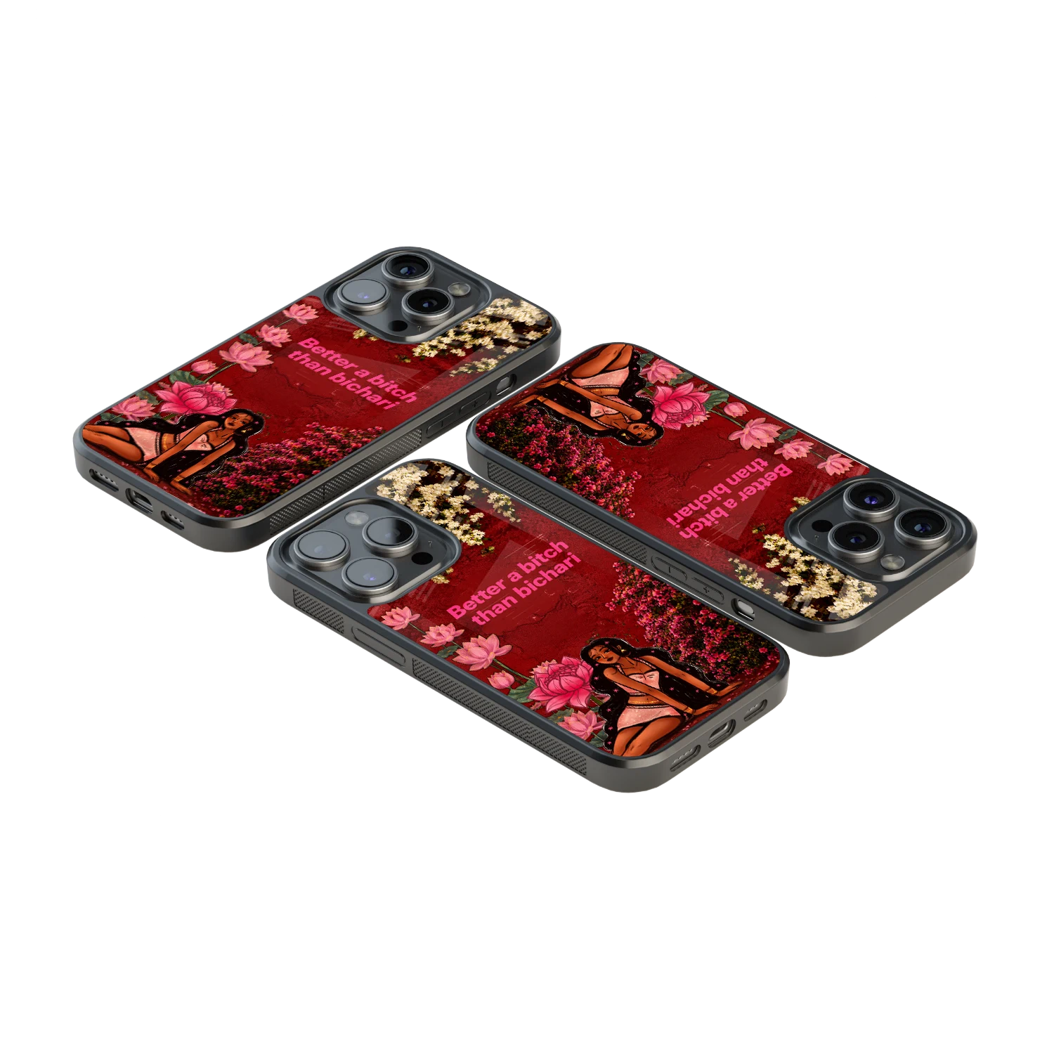 Luxury Glass Back Mobile Cover for iPhone, Samsung Galaxy, OnePlus, Pixel, Redmi & More