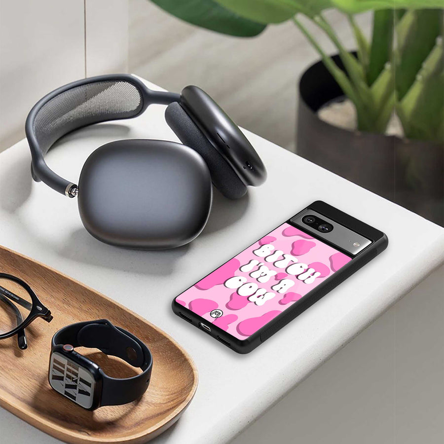 Bitch I'm A Cow Phone Cover | Glass Case