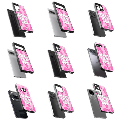 Durable Glass Back Mobile Case for iPhone, Samsung, OnePlus, Google Pixel, Redmi, Vivo, Oppo