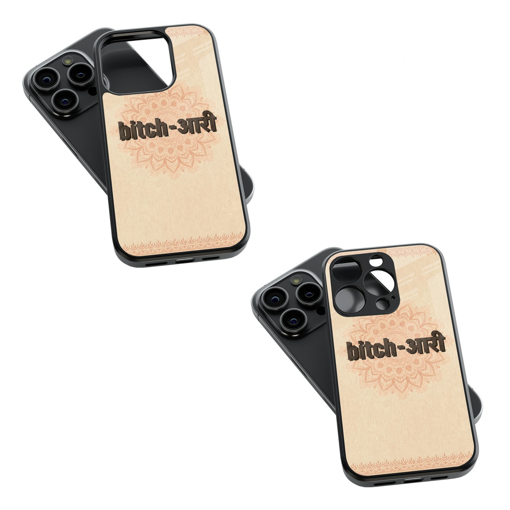 Trendy Glass Back Mobile Case for iPhone, Samsung, Redmi, OnePlus, Google Pixel, Motorola