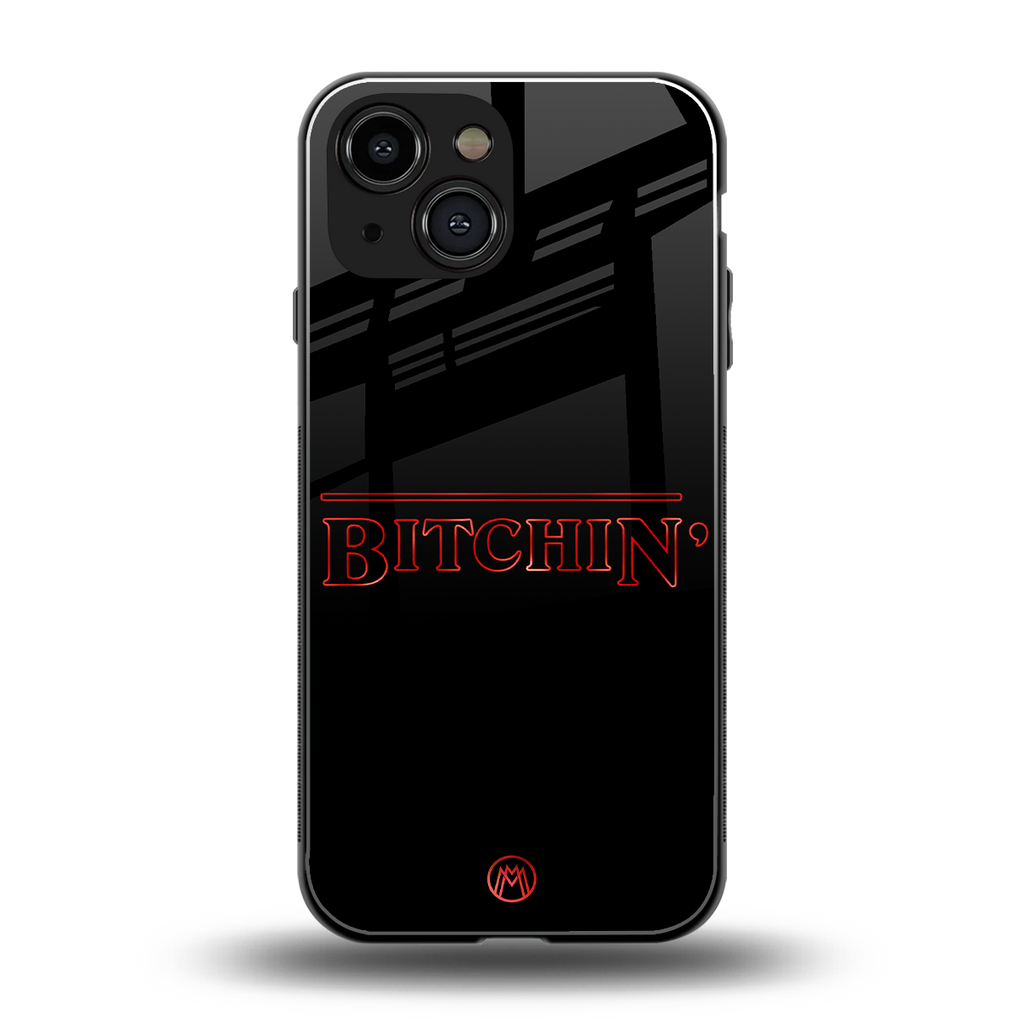 bitchin back phone cover | glass case for iphone 13 mini