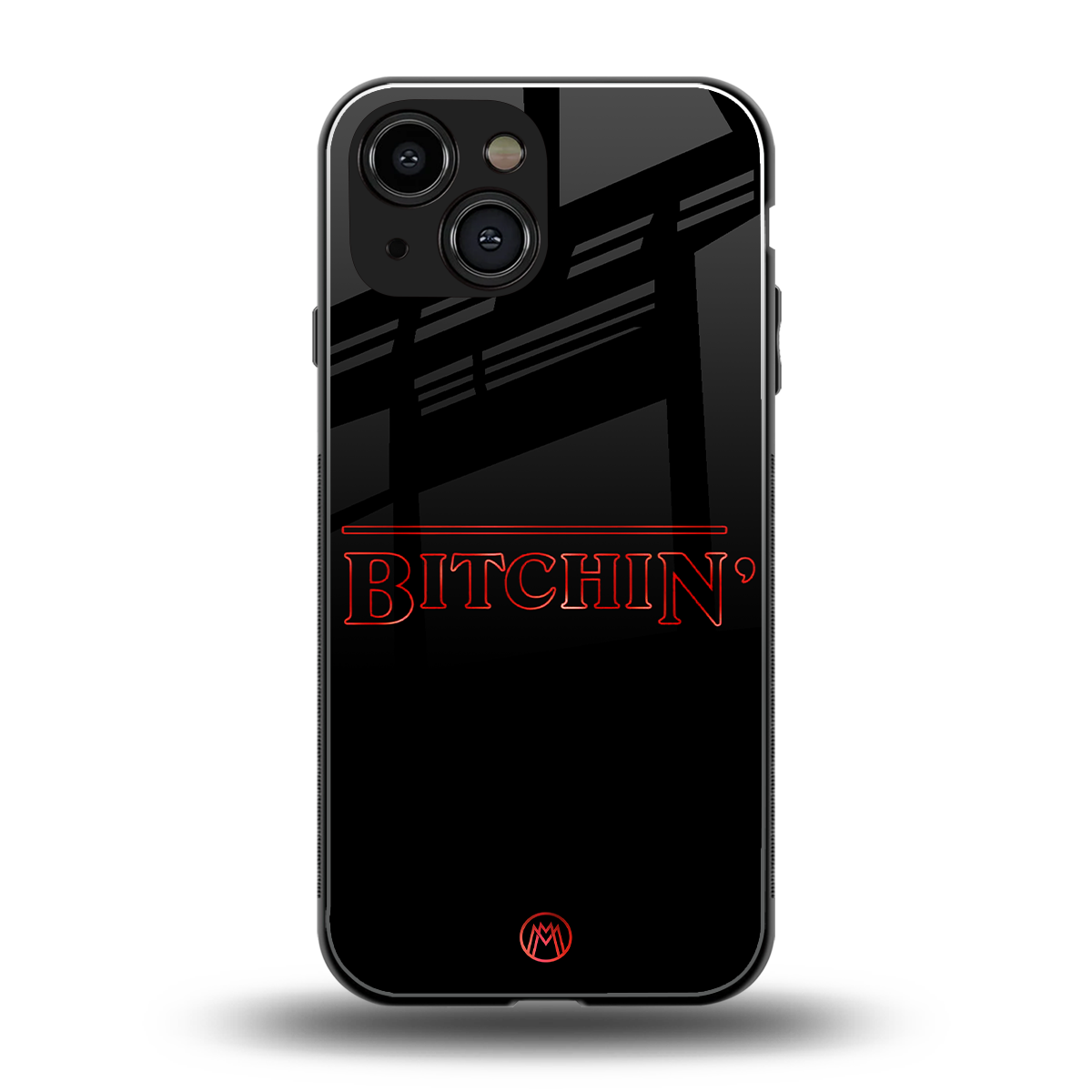 bitchin back phone cover | glass case for iphone 13 mini