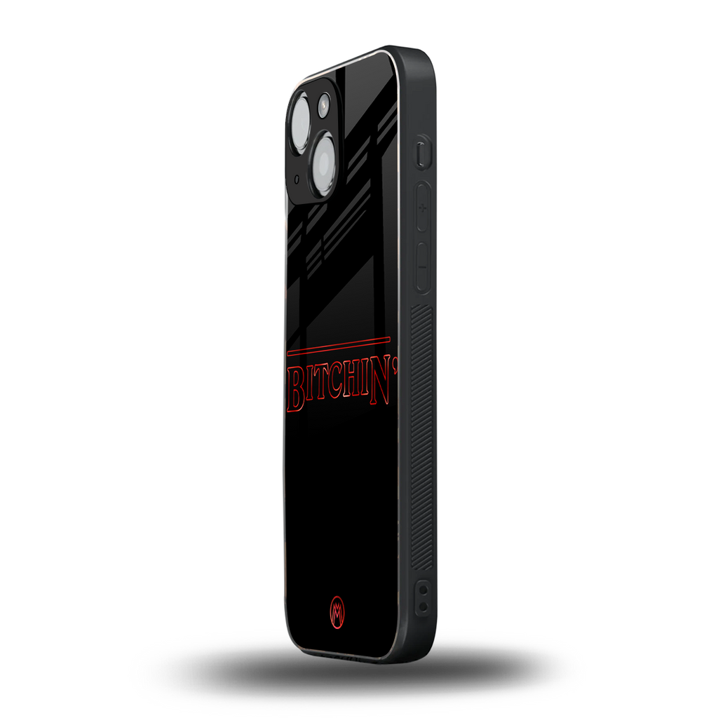 bitchin back phone cover | glass case for iphone 13 mini
