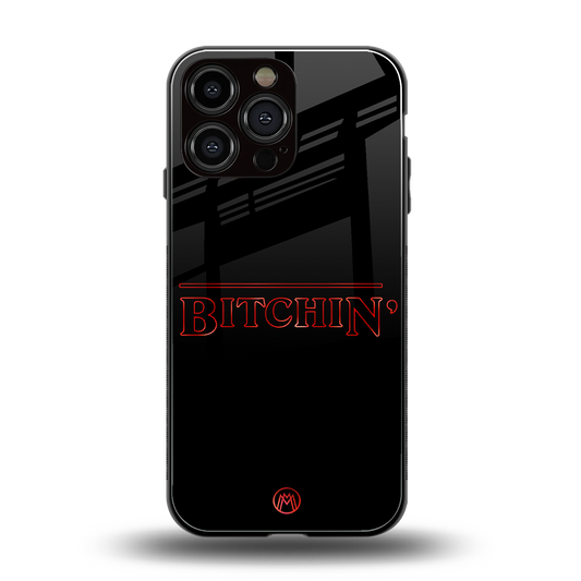 bitchin back phone cover | glass case for iphone 13 pro max