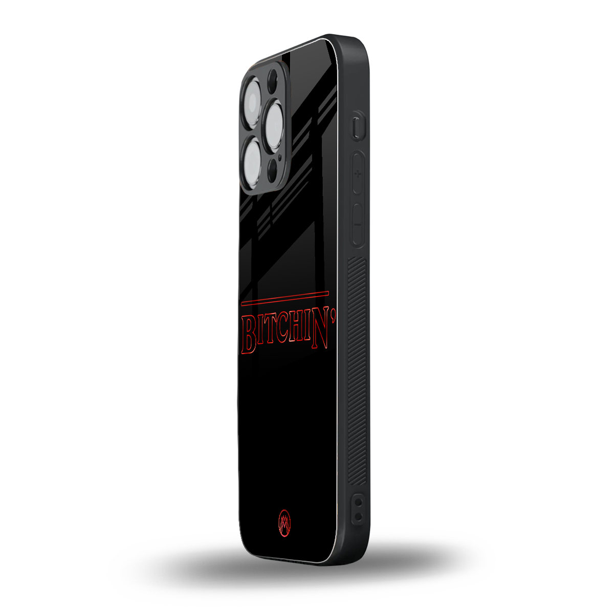 bitchin back phone cover | glass case for iphone 13 pro max
