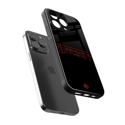 bitchin back phone cover | glass case for iphone 13 pro
