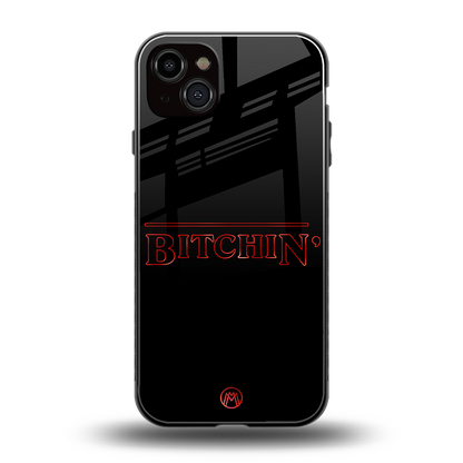 bitchin back phone cover | glass case for iphone 14 plus