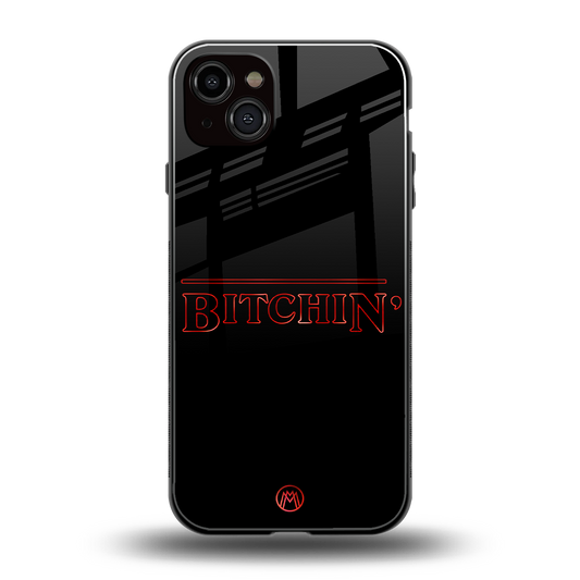 bitchin back phone cover | glass case for iphone 14 plus