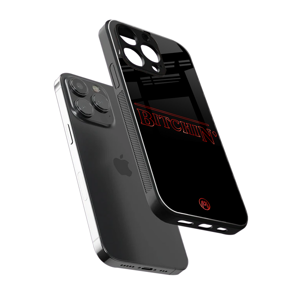 bitchin back phone cover | glass case for iphone 15 pro