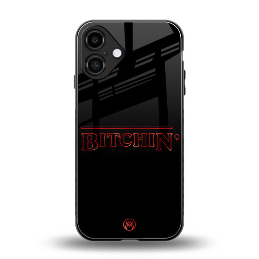 bitchin back phone cover | glass case for iphone 16 plus
