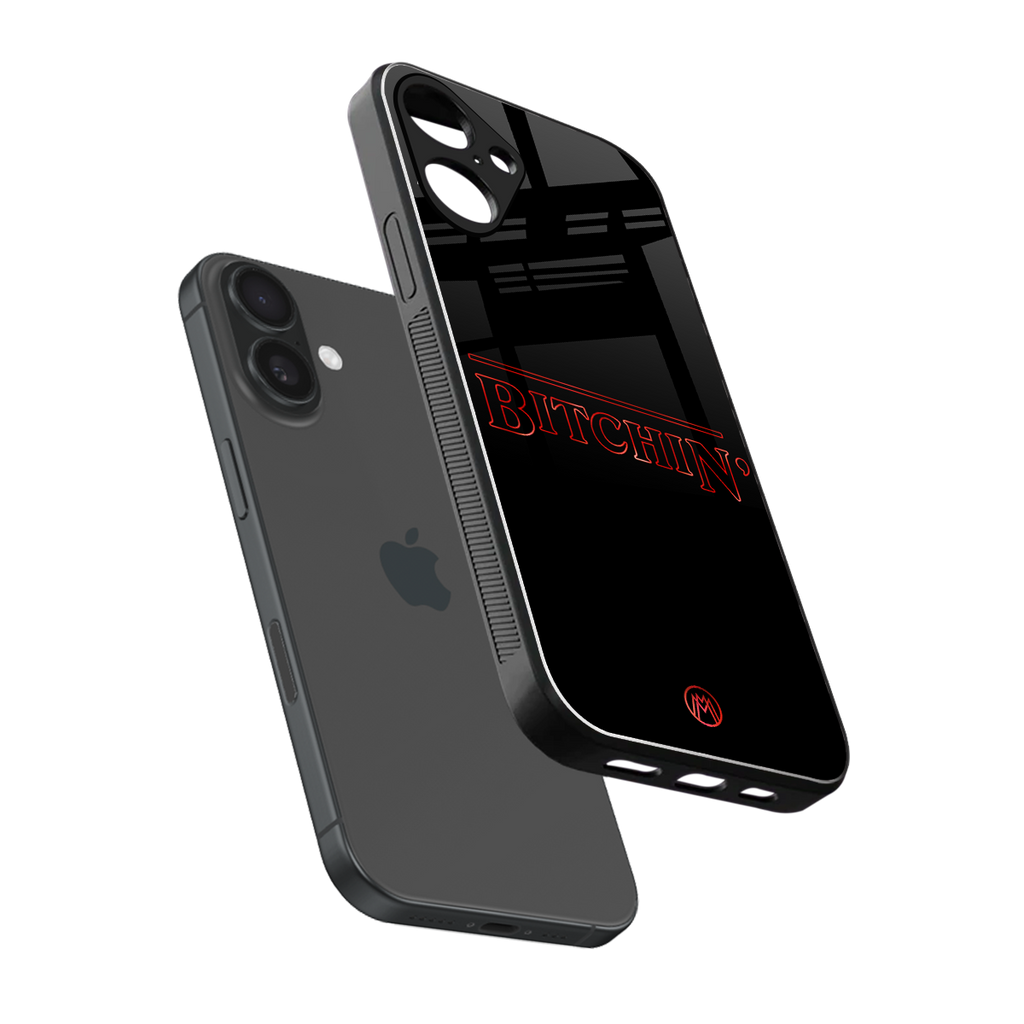 bitchin back phone cover | glass case for iphone 16 plus