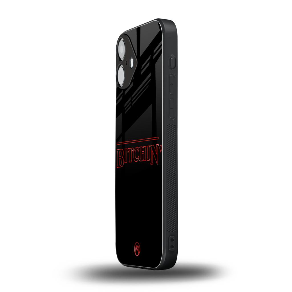 bitchin back phone cover | glass case for iphone 16 plus