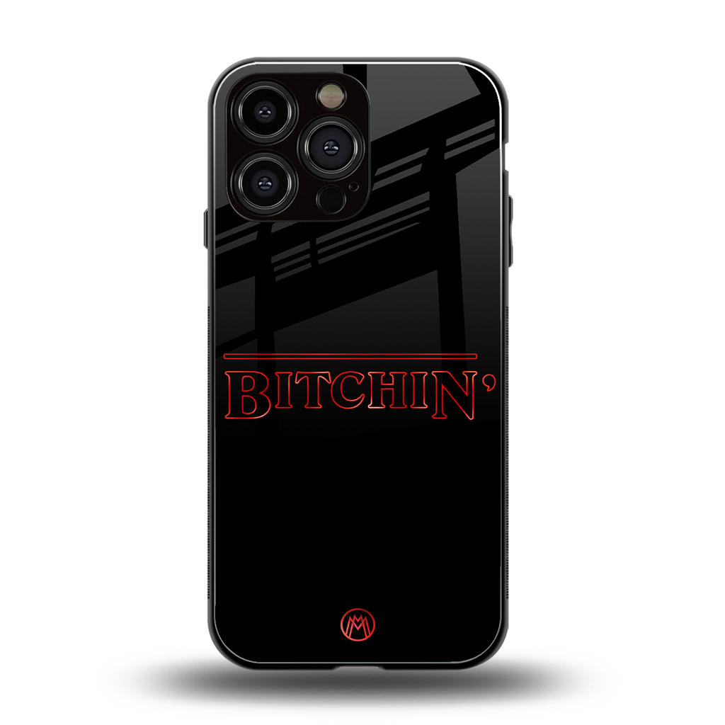 bitchin back phone cover | glass case for iphone 16 pro max