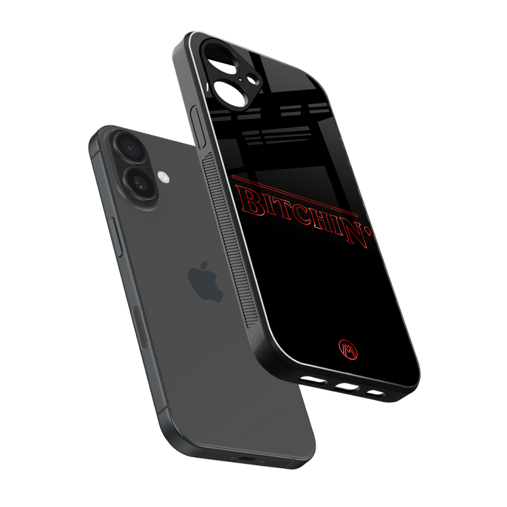 bitchin back phone cover | glass case for iphone 16