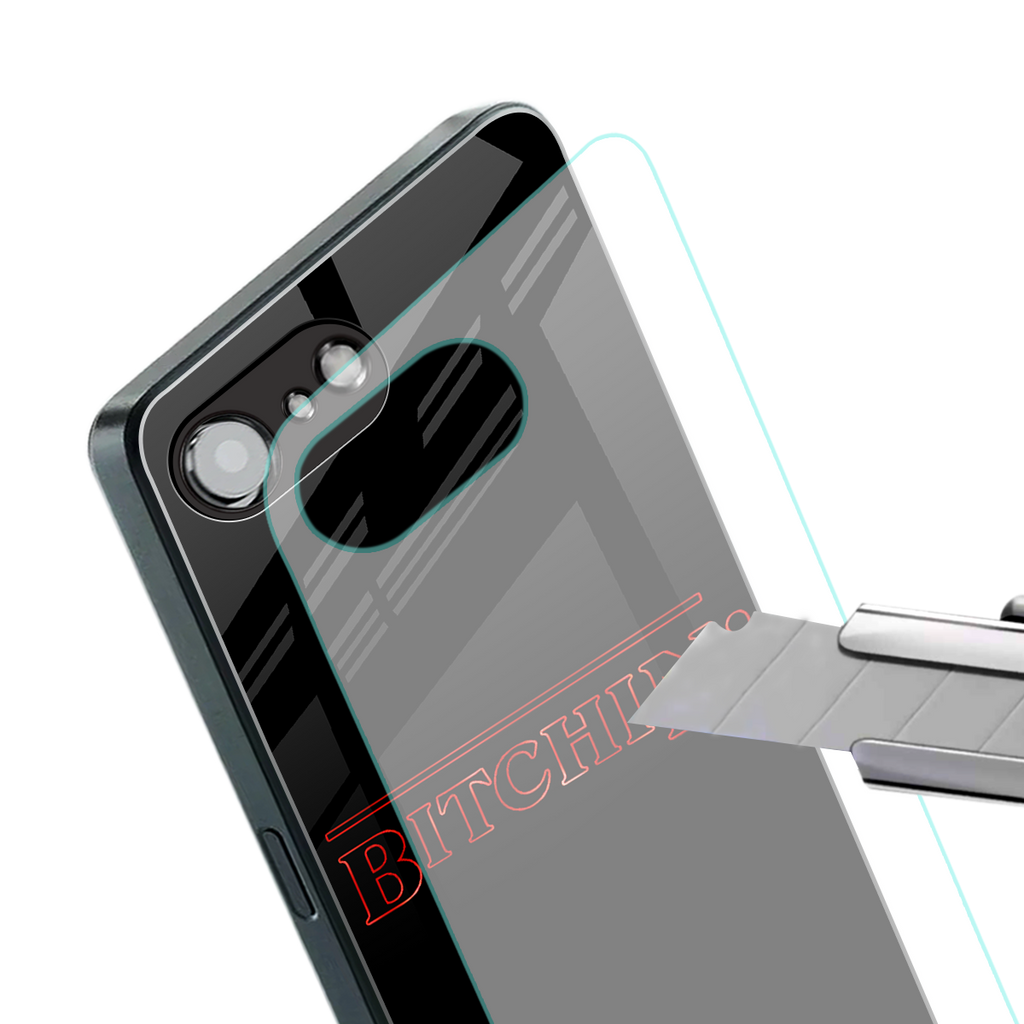 bitchin back phone cover | glass case for iphone 16e