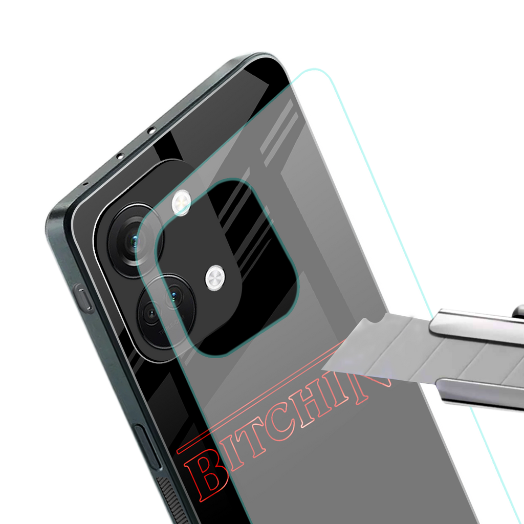 bitchin back phone cover | glass case for oneplus nord 3