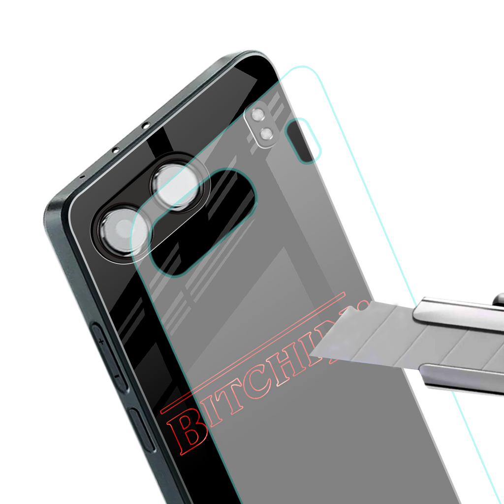 bitchin back phone cover | glass case for oneplus nord 4